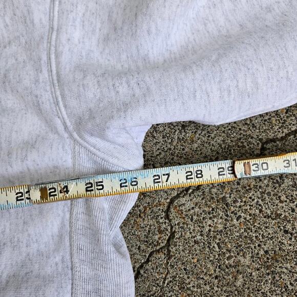 Vtg 90s VAN GORDON U.S. Amateur Baseball Reverse Weave Hooded Sweatshirt XXL Fit - Picture 7 of 8